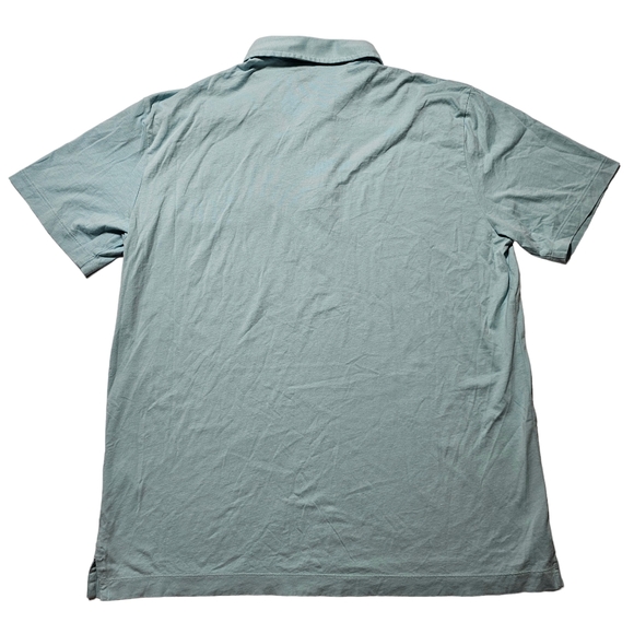 Patagonia Polo Trout Fitz Roy Light Blue Men's Shirt Size Large 52206 - Picture 4 of 9